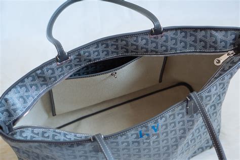 goyard tote zipper|inside of goyard bag.